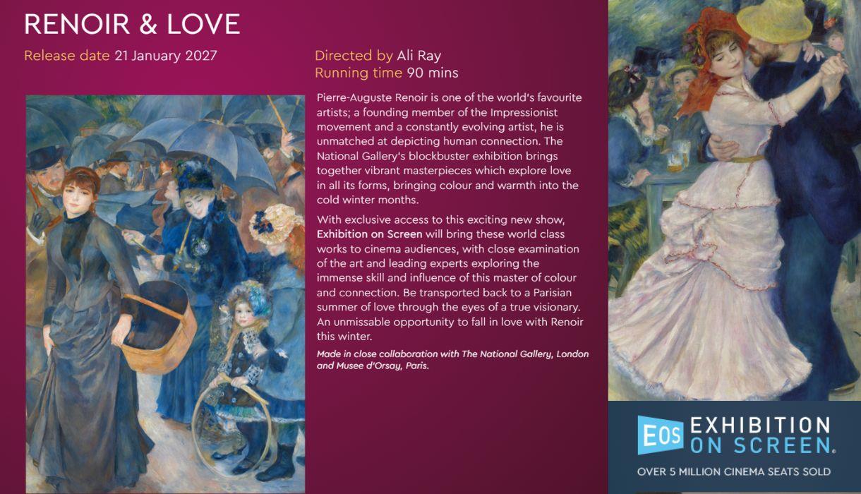 RENOIR & LOVE – Exhibition on screen