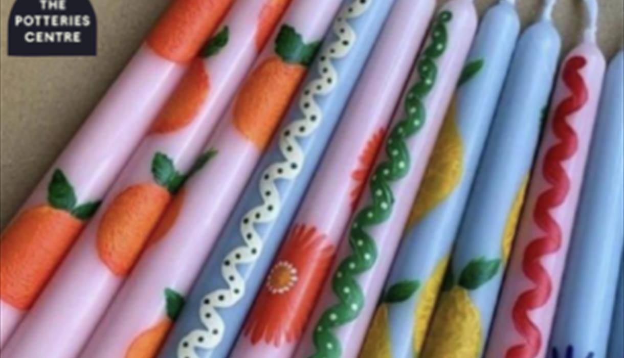Mother's Day Candle Decorating at The Potteries Centre