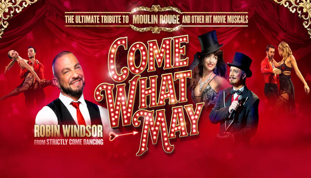 Image shows poster for come what may