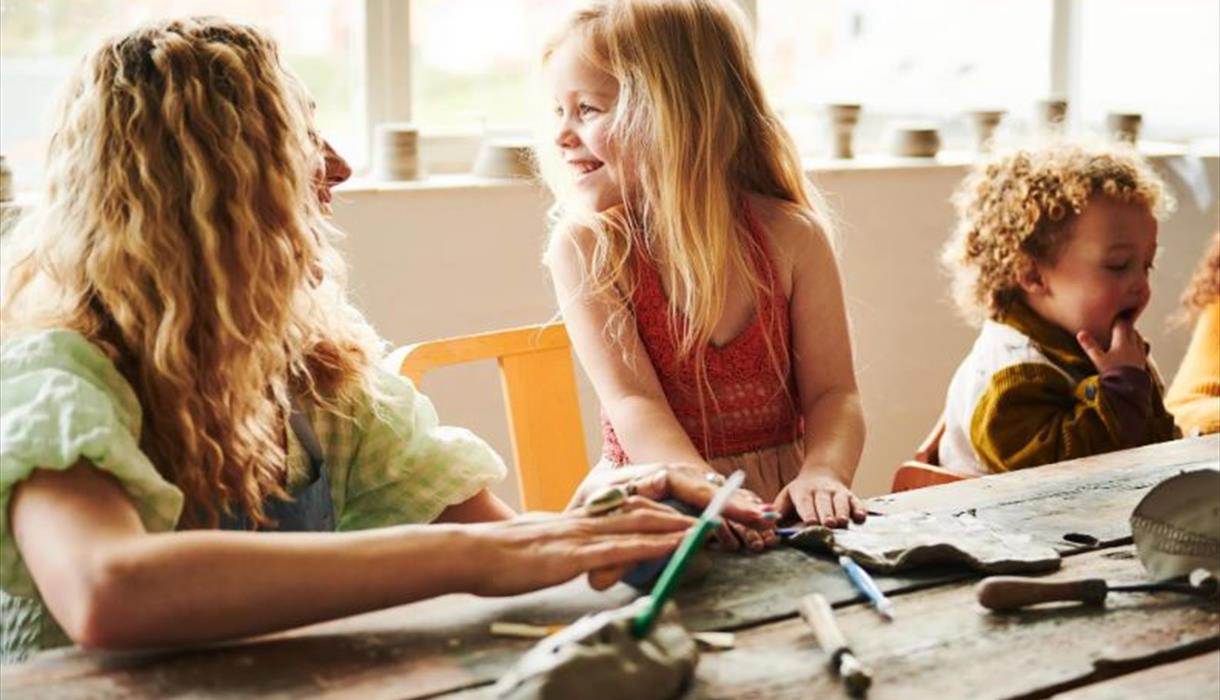 Family sculpting clay