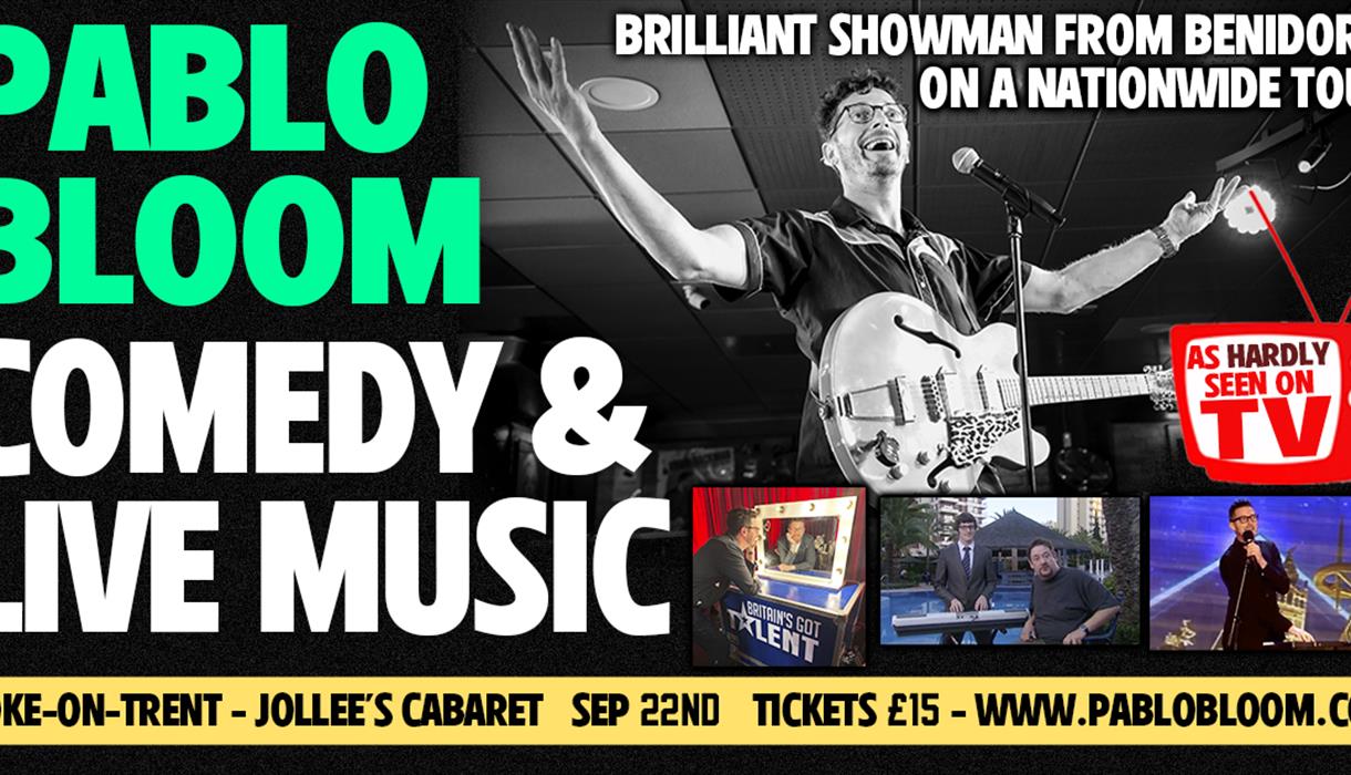 Comedy & live music with Benidorm's Pablo Bloom