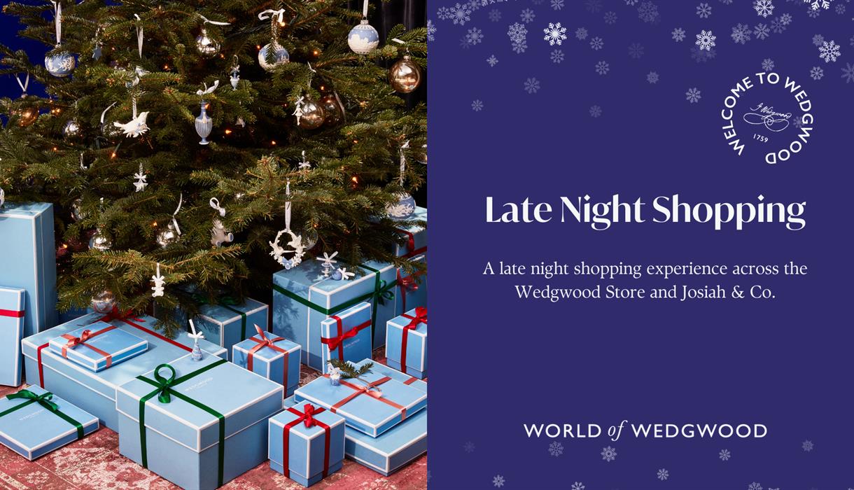 Late Night Shopping at World of Wedgwood