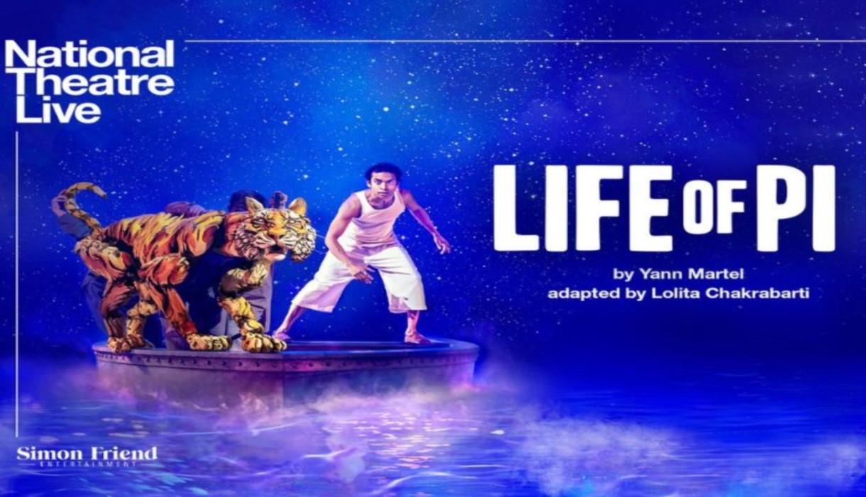 Life of Pi promo poster (man and a tiger on a boat)