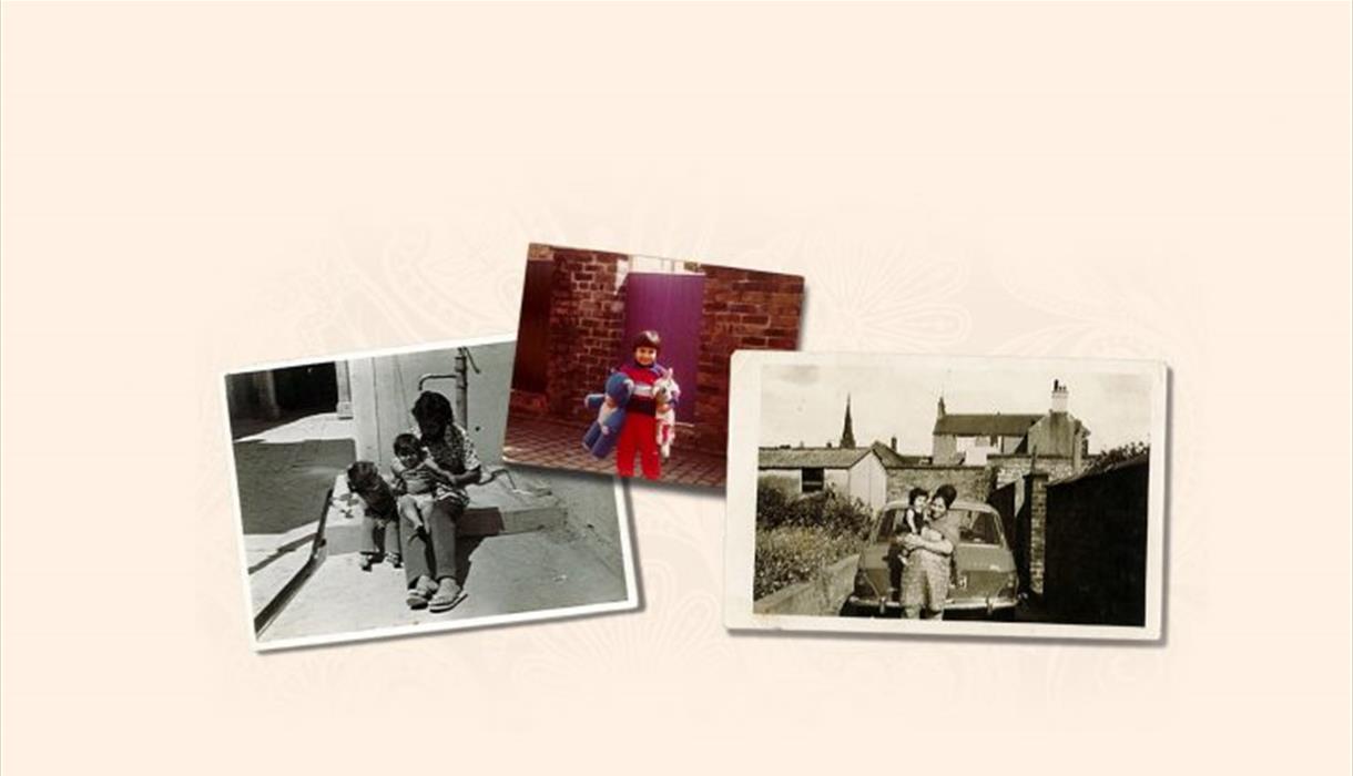 Images of children and families.