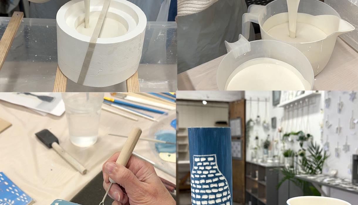 1 Day Slip Casting & Surface Decoration Workshop