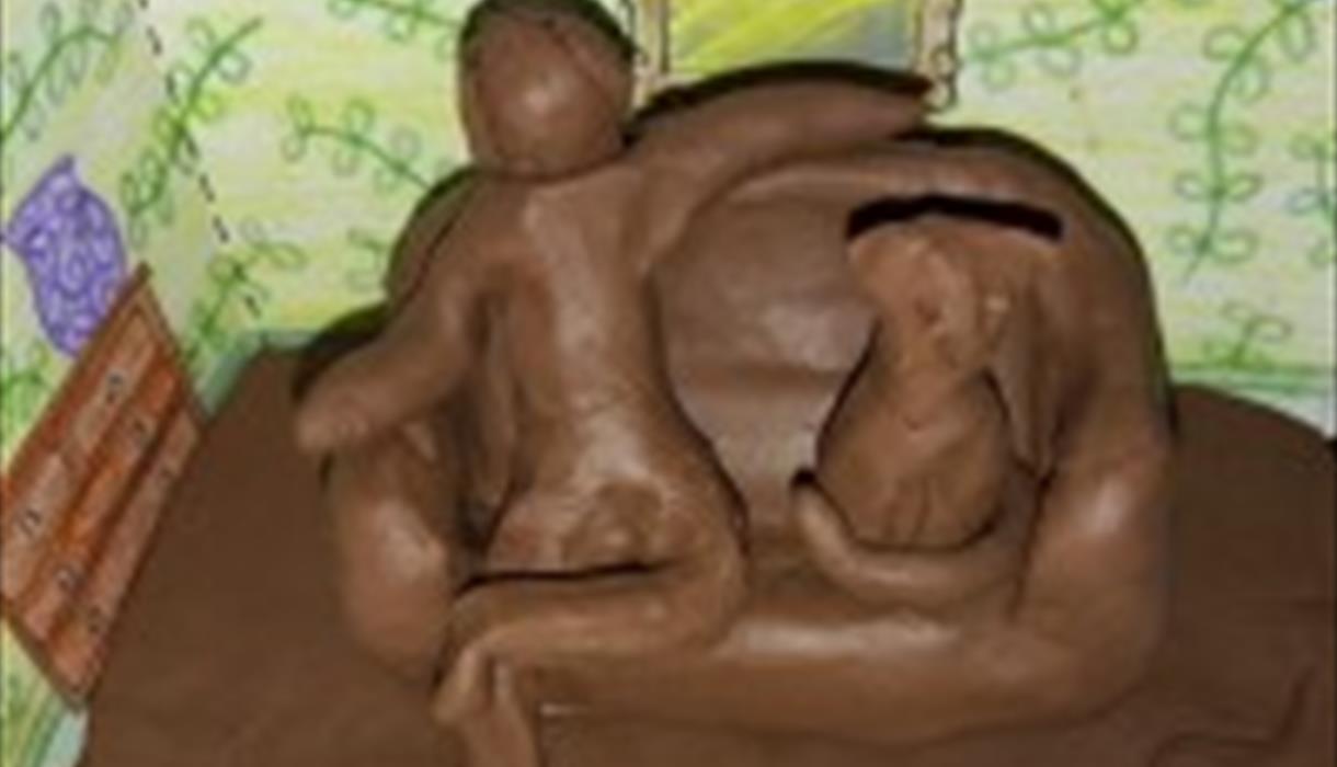 photo of clay model