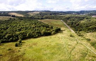 Apedale Country Park from the air