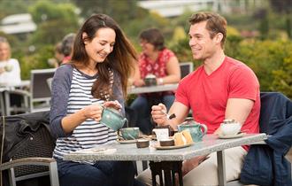 Tea for Two in the Italian Gardens Tearoom