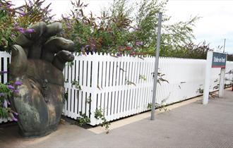 Hand With Chronos at Stoke-on-Trent Station