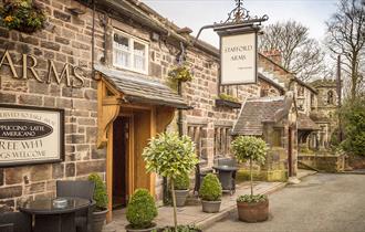 The charming exterior of The Stafford Arms pub