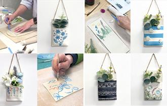 Hanging Wall Planter Pocket Pottery Workshop