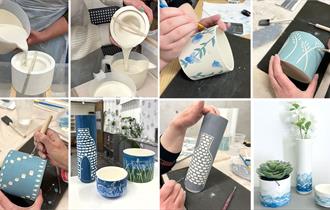 1 Day Slip Casting & Surface Decoration Pottery Workshop