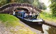 Canal near Hazelhurst with narrowboat Beatrice