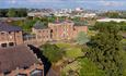 Aerial view of the Doubletree by Hilton Hotel, Stoke-on-Trent, Staffordshire