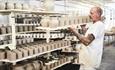 See the beautiful pottery being made on a Factory Tour