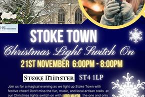 Stoke Town Christmas Light Switch On & Christmas Fayre
