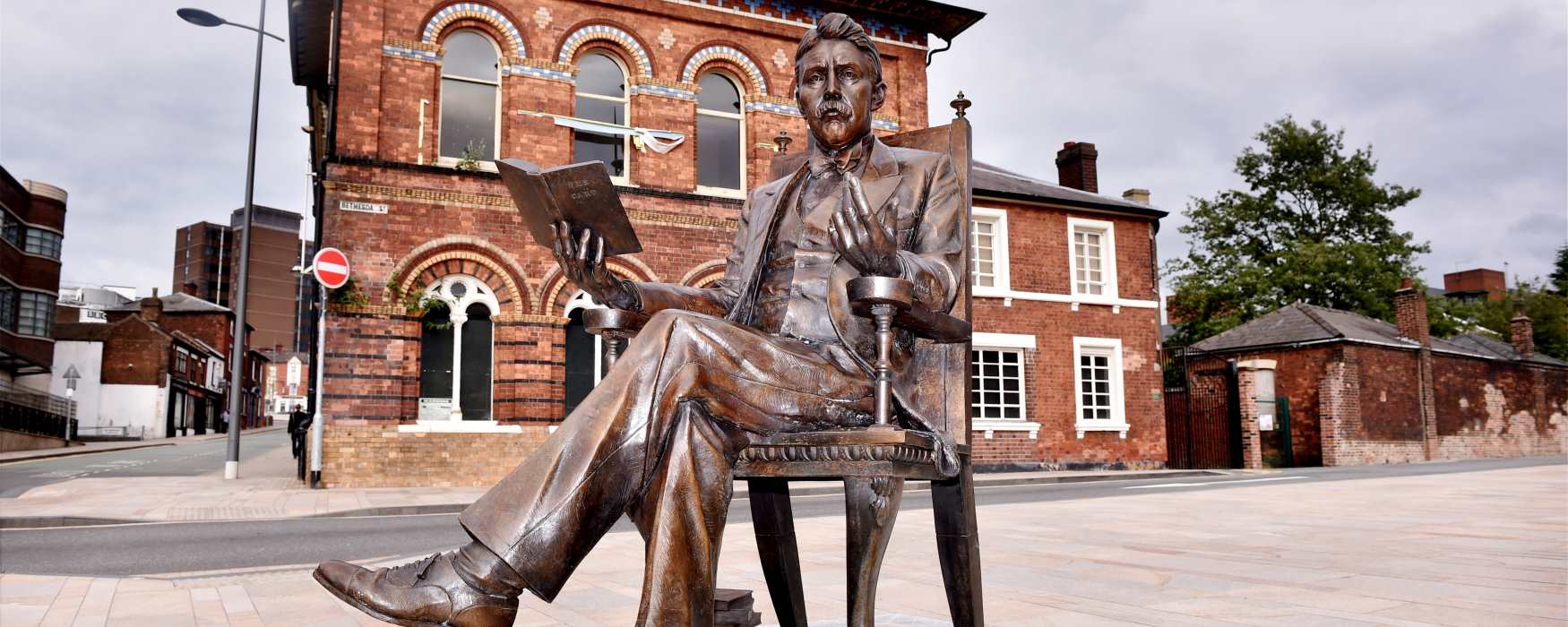 Arnold Bennett Statue Stoke-on-Trent Public Art Sculpture