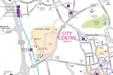 Stoke-on-Trent Visitor Maps, Brochures and Guides