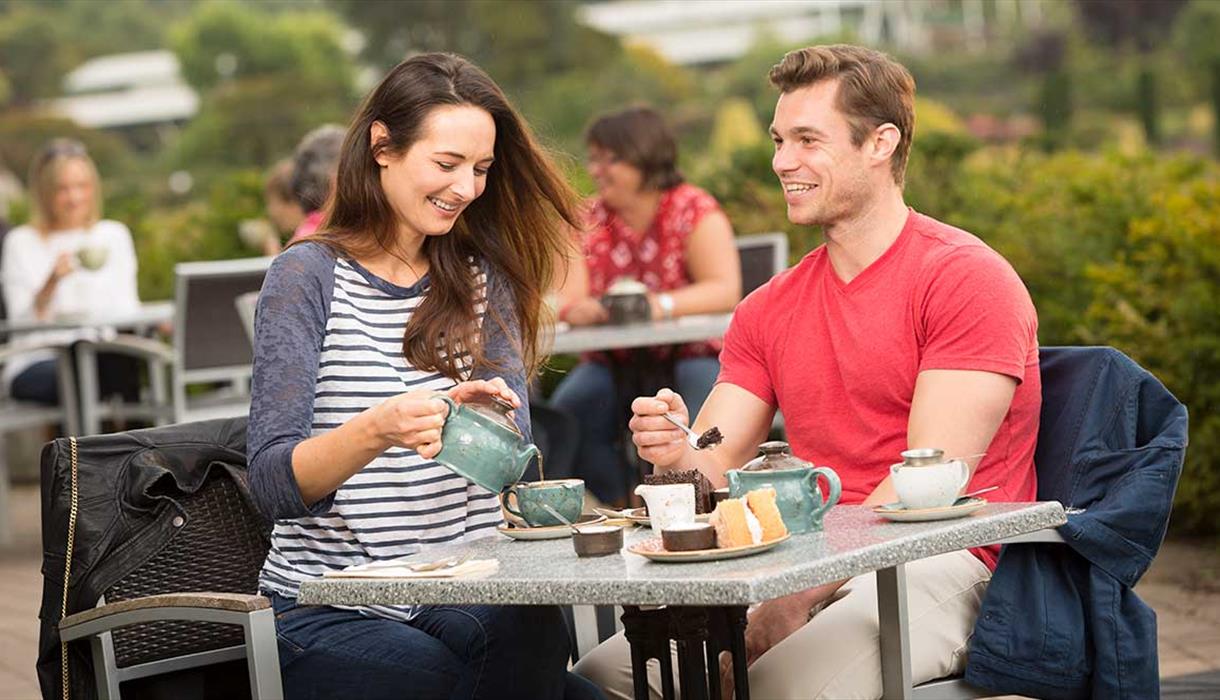 Tea for Two in the Italian Gardens Tearoom