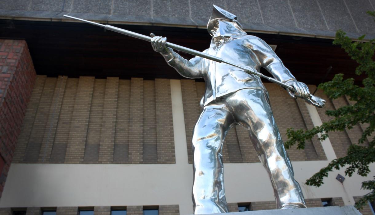 Man of Steel Public Art Stoke-on-Trent