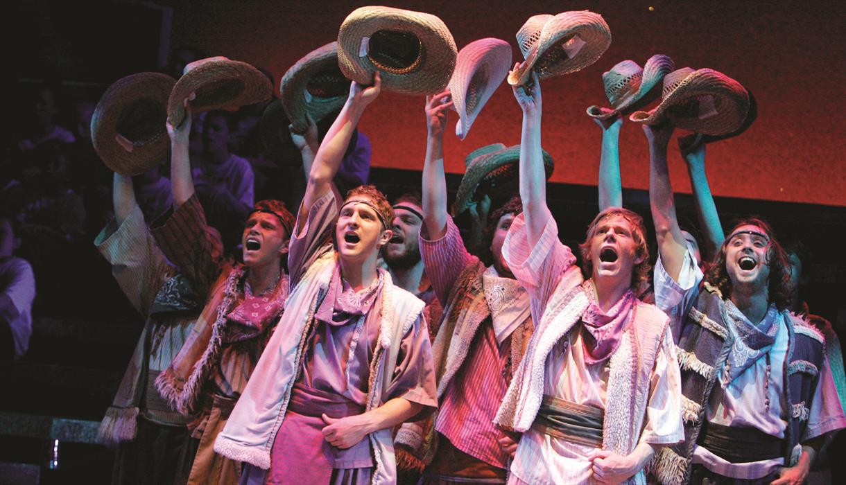 Performing in the Joseph and the technicolor dreamcoat production
