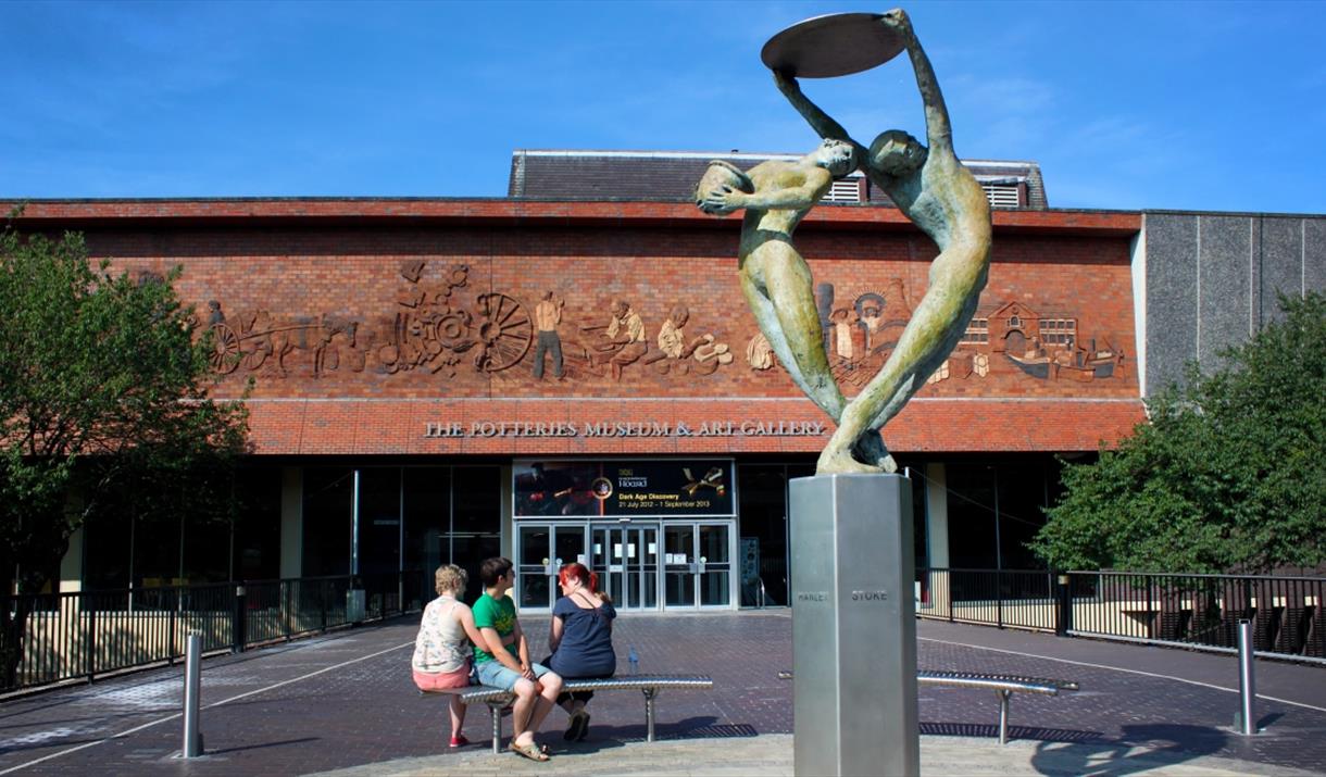 Front of the Potteries Museum & Art Gallery