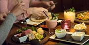Delicious Mexican food at Chiquito Restaurant