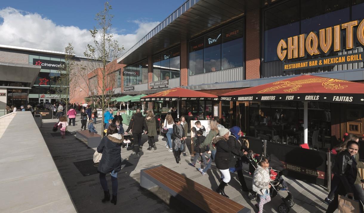 Recently extended, intu Potteries is now home to Cineworld and seven delicious restaurants.