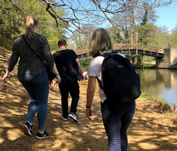 Walking the tow path