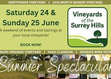 Vineyards of the Surrey Hills' Summer Spectacular