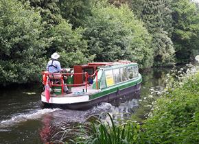 Boat Trips on the Basingstoke Canal in Woking aboard Kitty