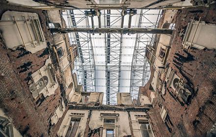A view up through the Marble Hall to the roof - James Duffy