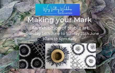 Images of some work to be seen, including the group black and white challenge