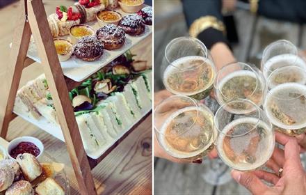 sparkling afternoon tea