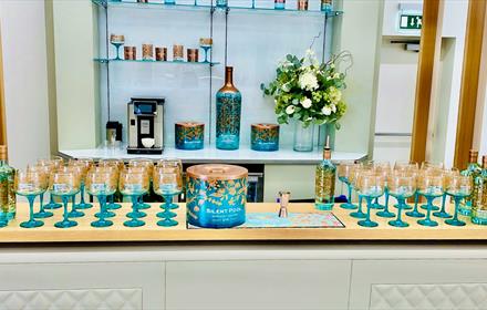 We can host your guests at the distillery, or bring the Silent Pool Distillers magic to your event.