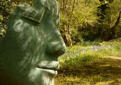 The Hannah Peschar Sculpture Garden - 'Fallen Deodar' Jilly Sutton
