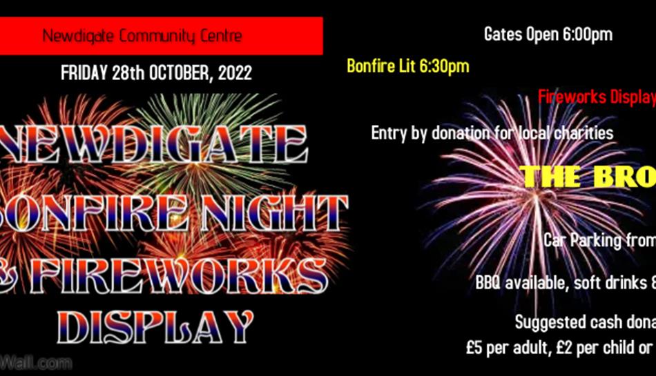 Newdigate Bonfire and Fireworks Display