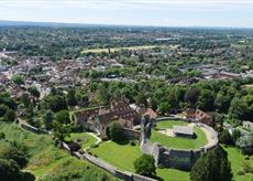 Aerial view of Farnham 