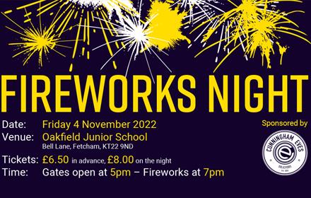 Fireworks Night | Oakfield Junior School, Fetcham