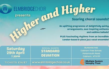 Elmbridge Choir's Higher and Higher Concert Event Header