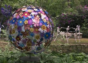 Pollination-Sphere-by-Ruth-Moilliet-Agapanthus-by-Jenny-Pickford-(left)-The-Dance-by-Wilfred-Pritchard-