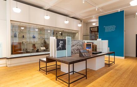 One of the exhibition rooms at the Old Laboratory