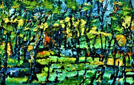 William Frank Hill 'Woodland' Oils 60 cm x 29 cm