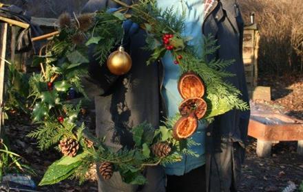 Enjoy creating your own festive wreath