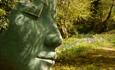 The Hannah Peschar Sculpture Garden - 'Fallen Deodar' Jilly Sutton
