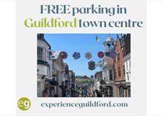 Free 3 Hours of Parking in Guildford Town Centre - Thursday in August