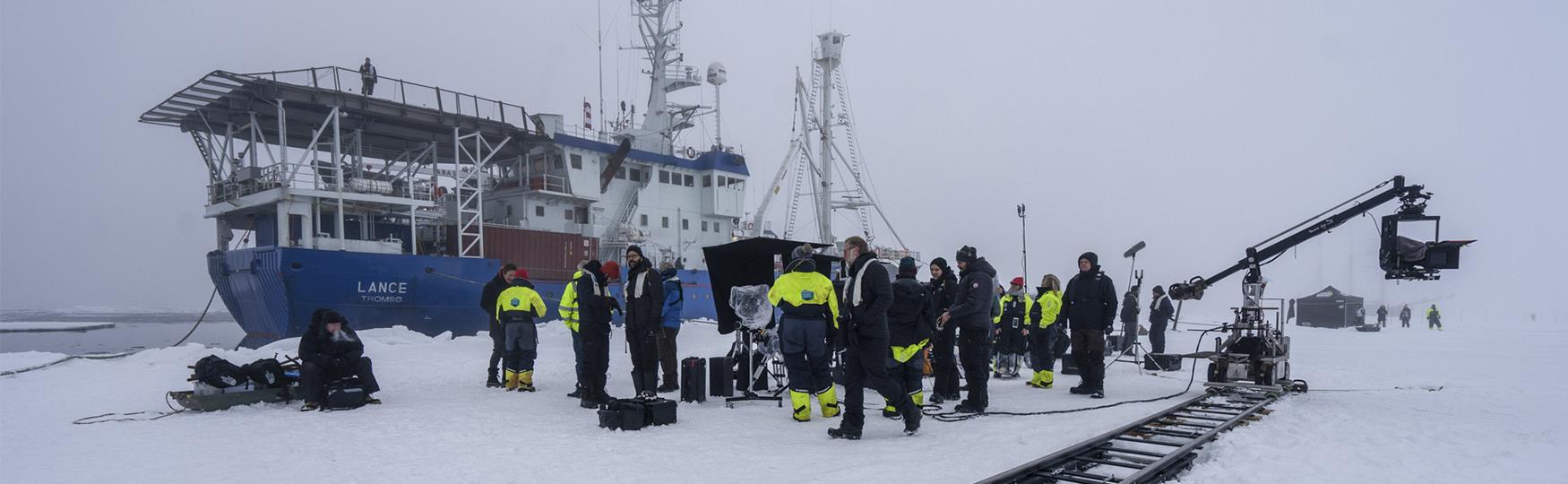 A film team in the field.
Photo: Jason Roberts