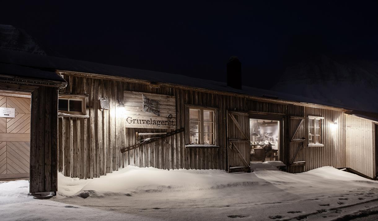 Gruvelageret fra utsiden