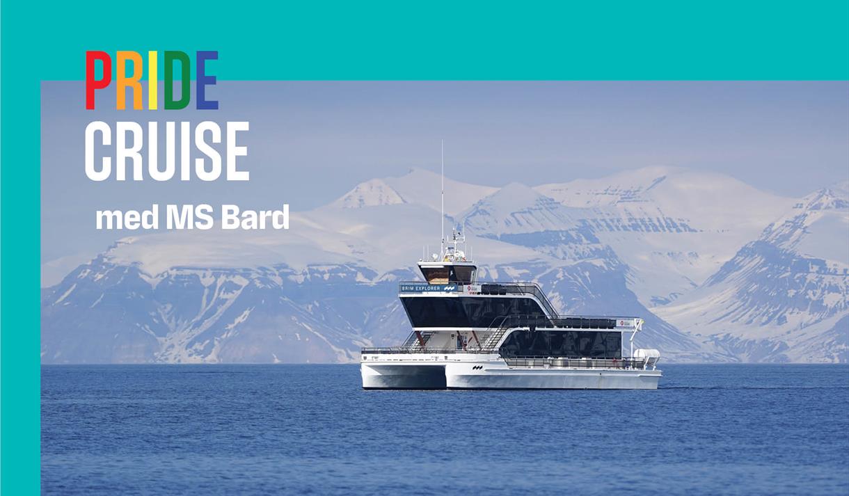 Event poster for Pride Cruise with MS Bard