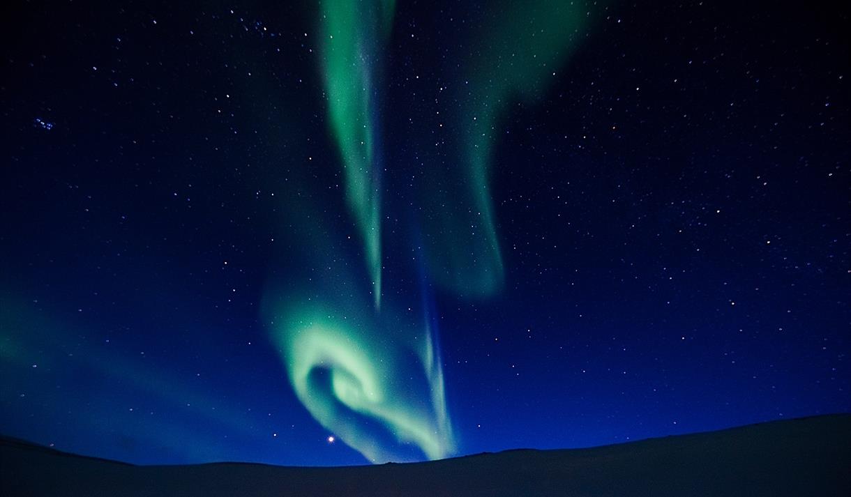 Northern lights evening - Svalbard - Northern Lights Experiences in Longyearbyen, Spitsbergen - Visit Svalbard